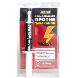 GEKTOR  Средство против тараканов, гель-приманка